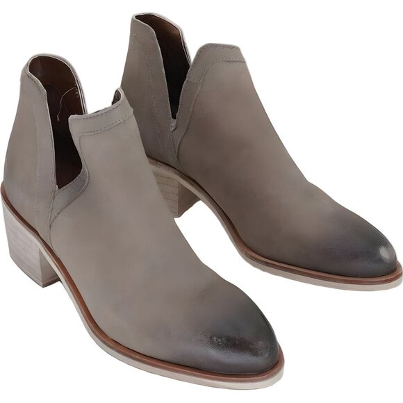 Crevo Collins Leather Taupe Boot US Womens Size 6 - Picture 4 of 6